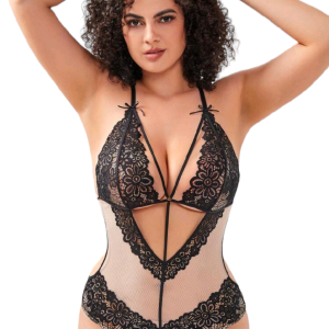 Body koronkowe straps