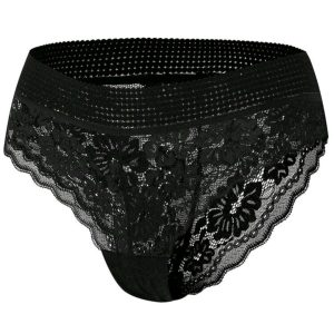 Figi koronkowe czarne
